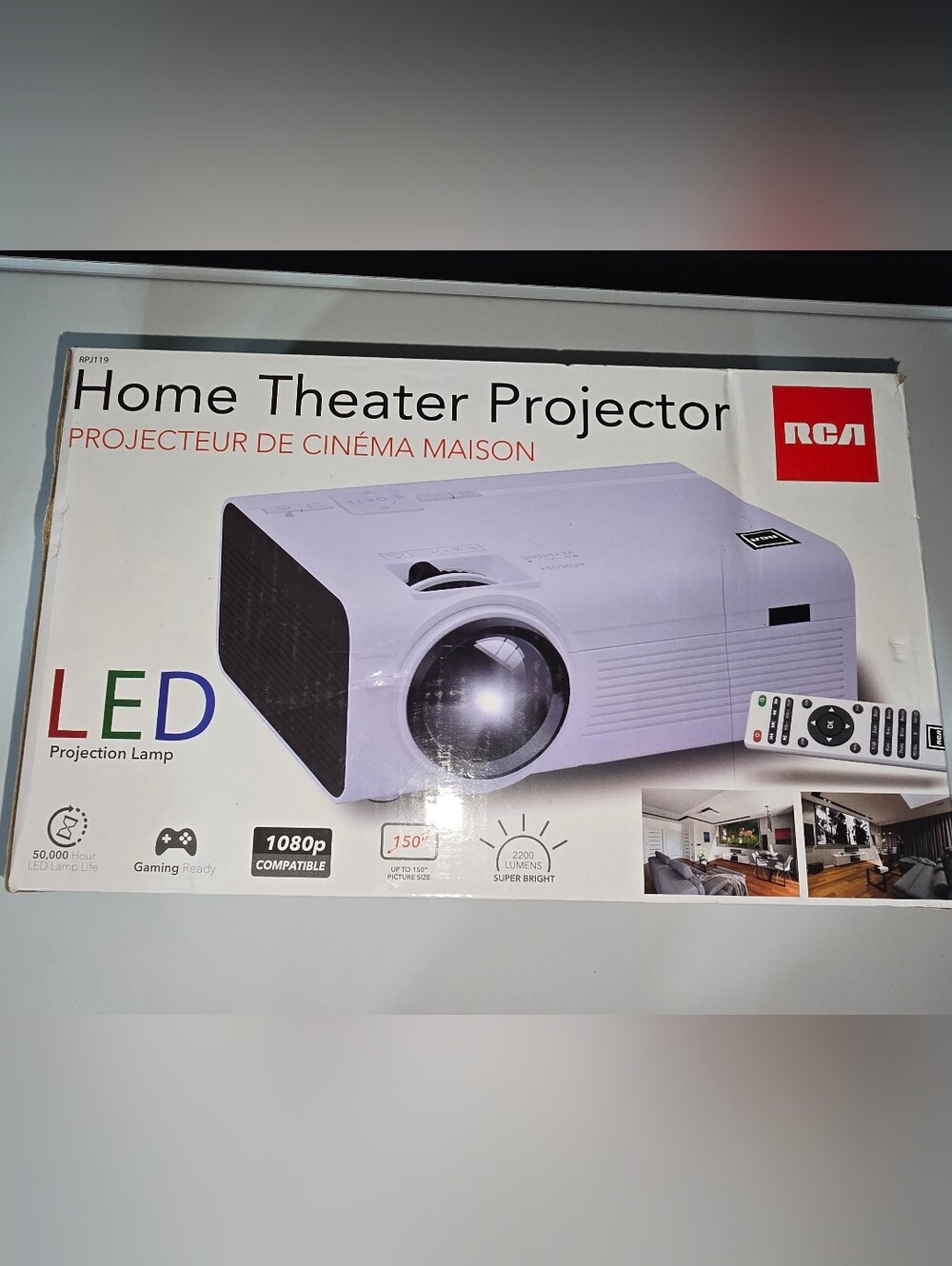 RPJ119 Home Theater Projector NIB